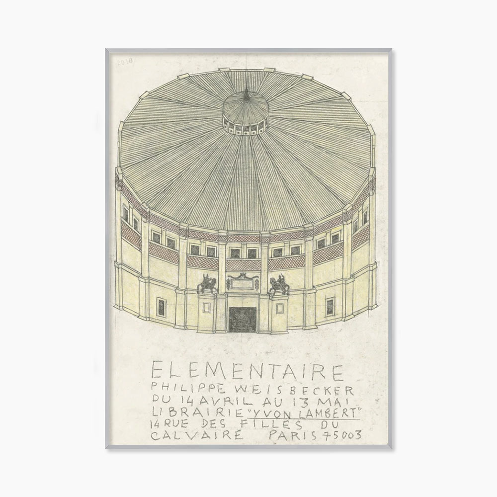 필립 와이즈베커 건축 일러스트포스터