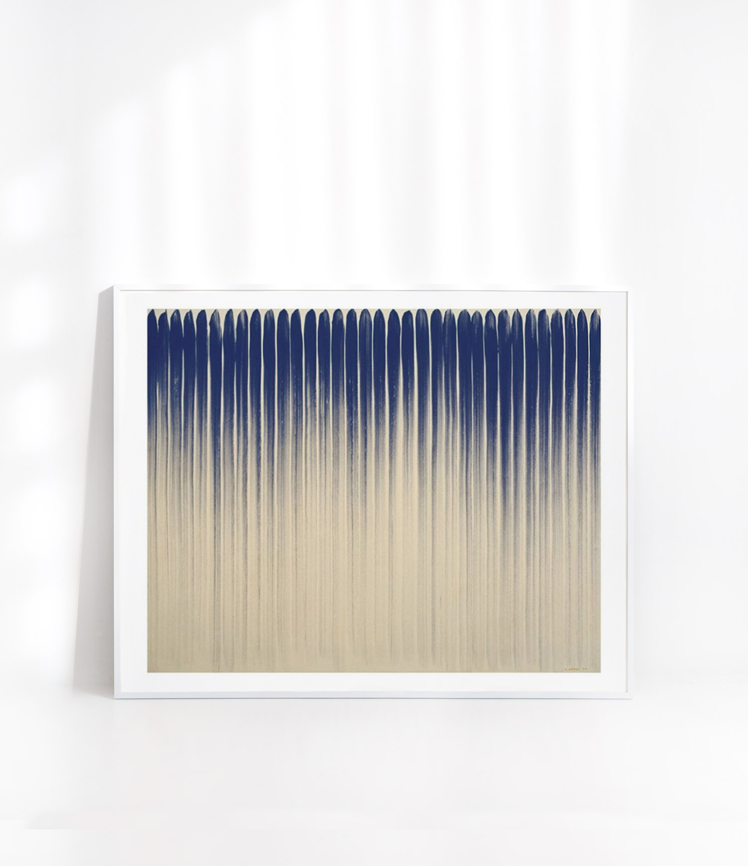 [이우환] From Line 1977, Large (액자 포함) 101 x 81 cm