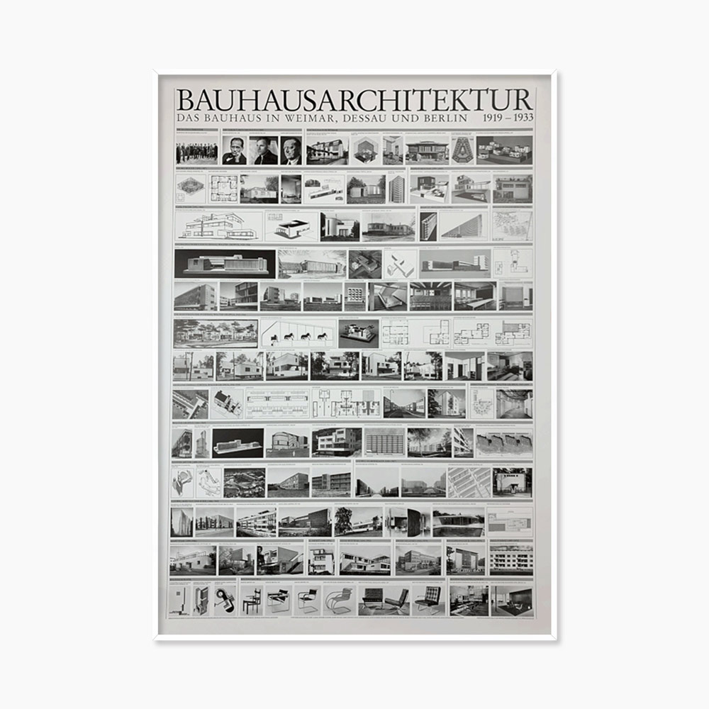 [Bauhaus Original Vintage] Bauhaus Architecture 1919-1933 (액자 포함) 70 x 100cm