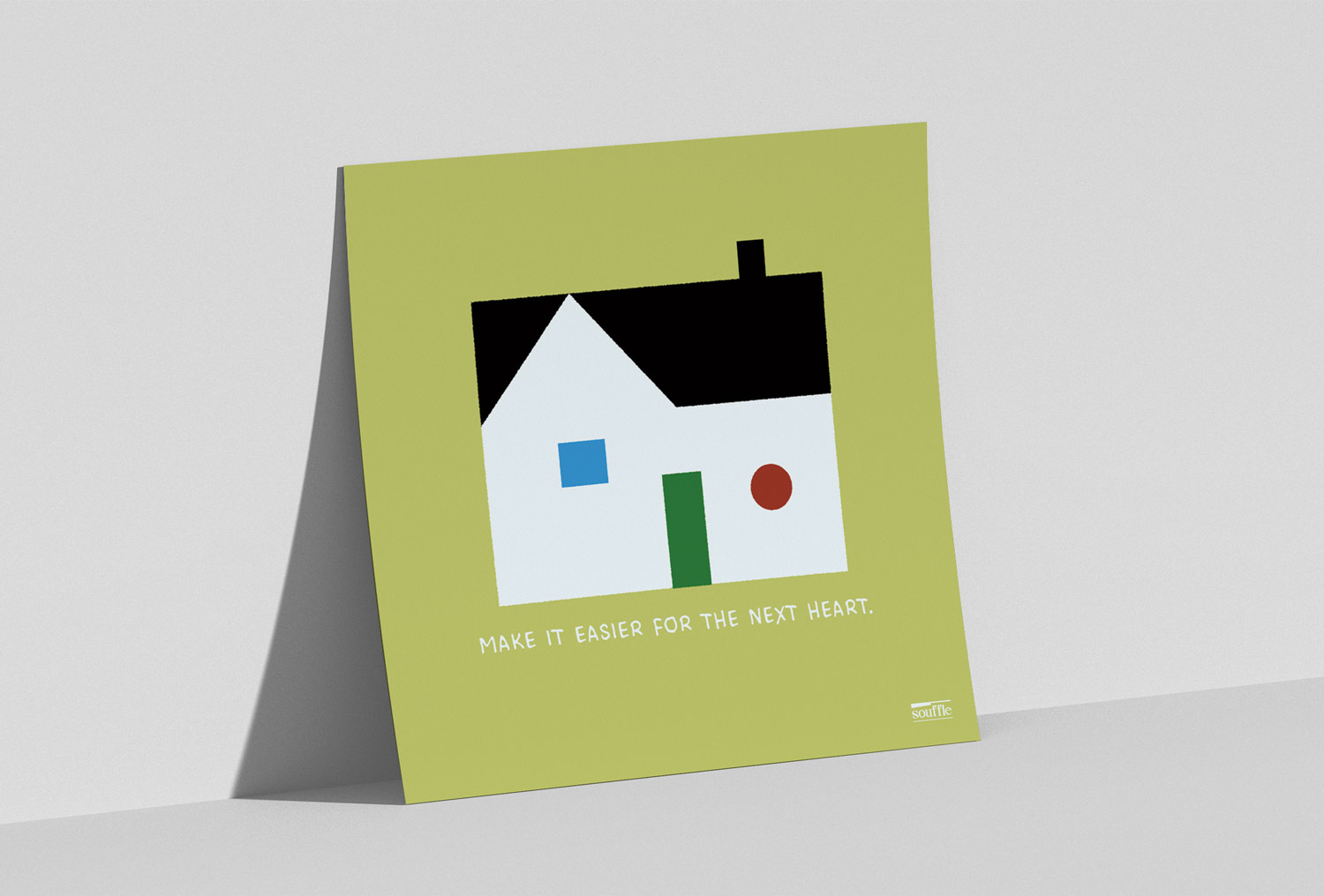 [souffle] Home, Slowly Green 20.3 x 20.3 cm