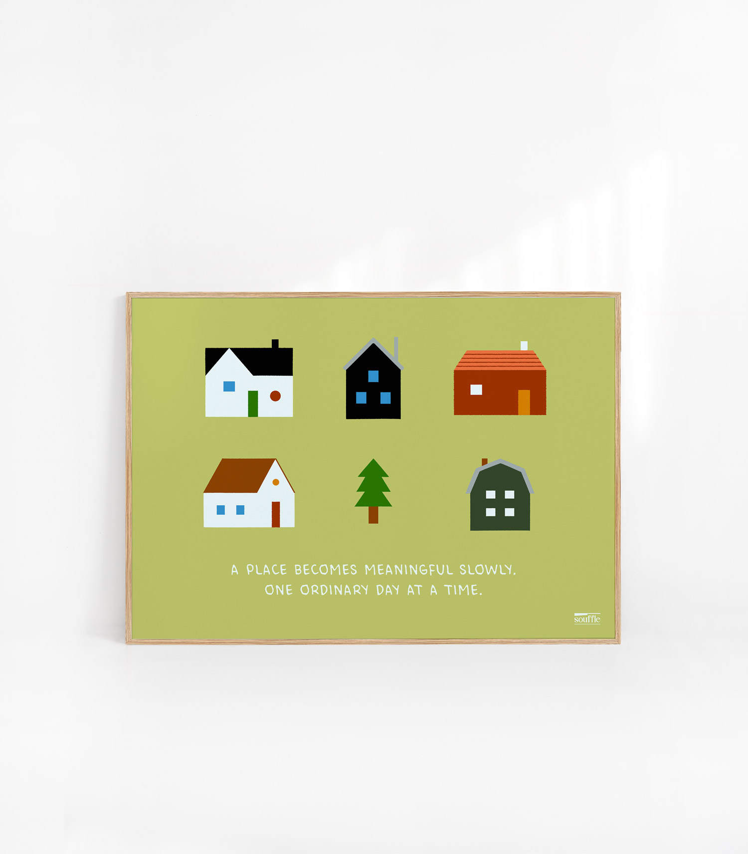 [souffle] Home, Slowly Green 42 x 29.7 cm