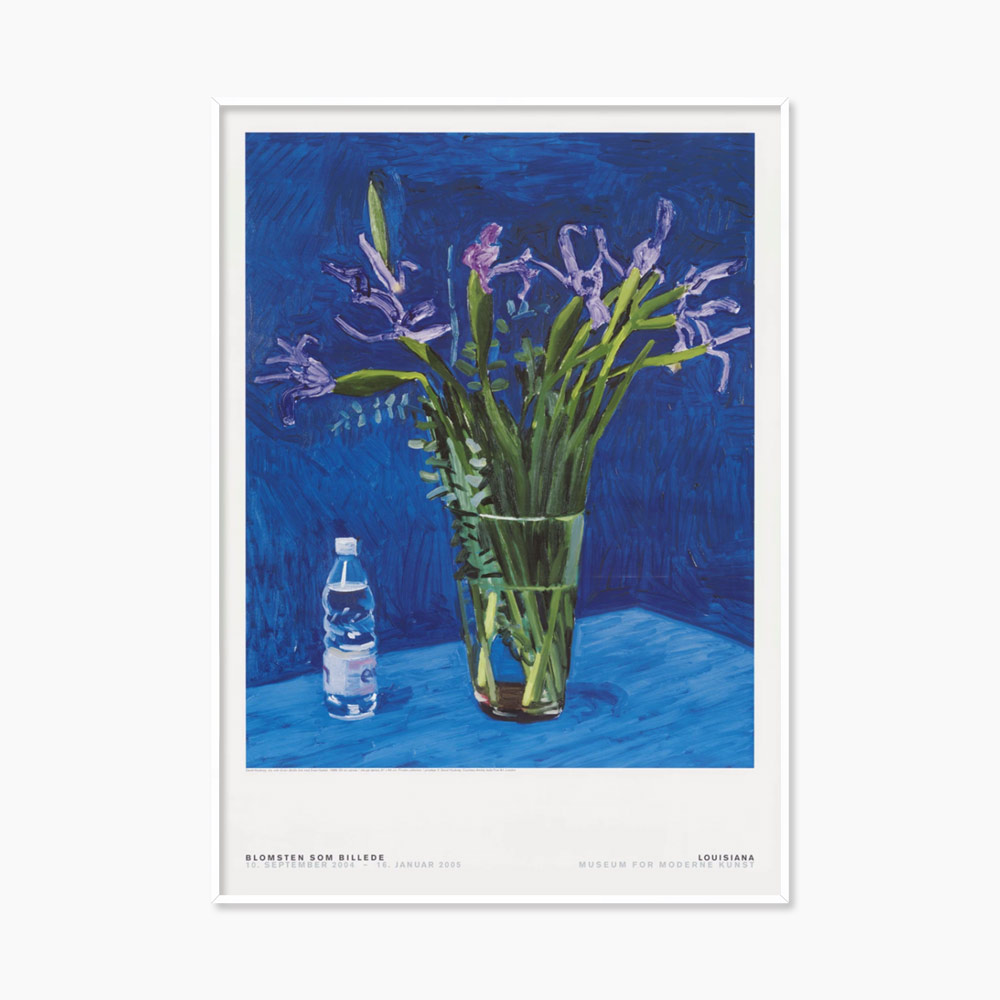 [데이비드 호크니] Iris With Evian Bottle 1998, 59.4 x 84.1 cm