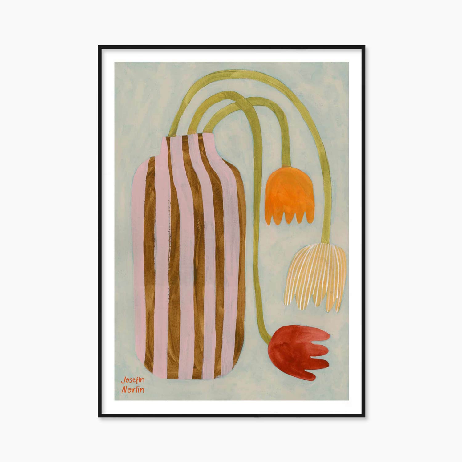 요세핀 노를린 Fallen Tulips Josefin Norlin 더포스터클럽 튜립 화병 꽃 플라워 그림 액자 아트포스터