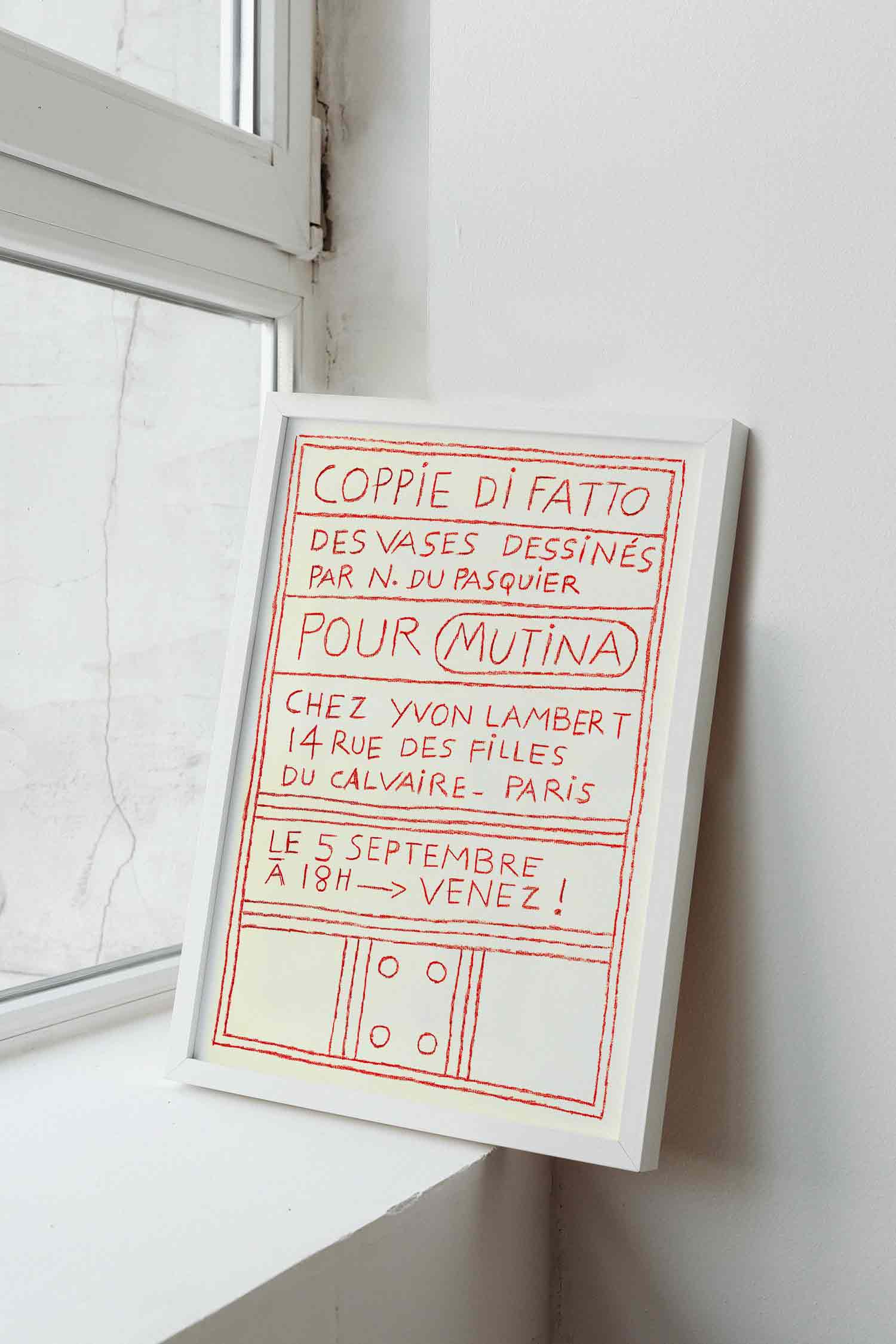 나탈리 뒤 파스퀴에 일러스트 미니 소형 그림 아트포스터 인테리어포스터 액자