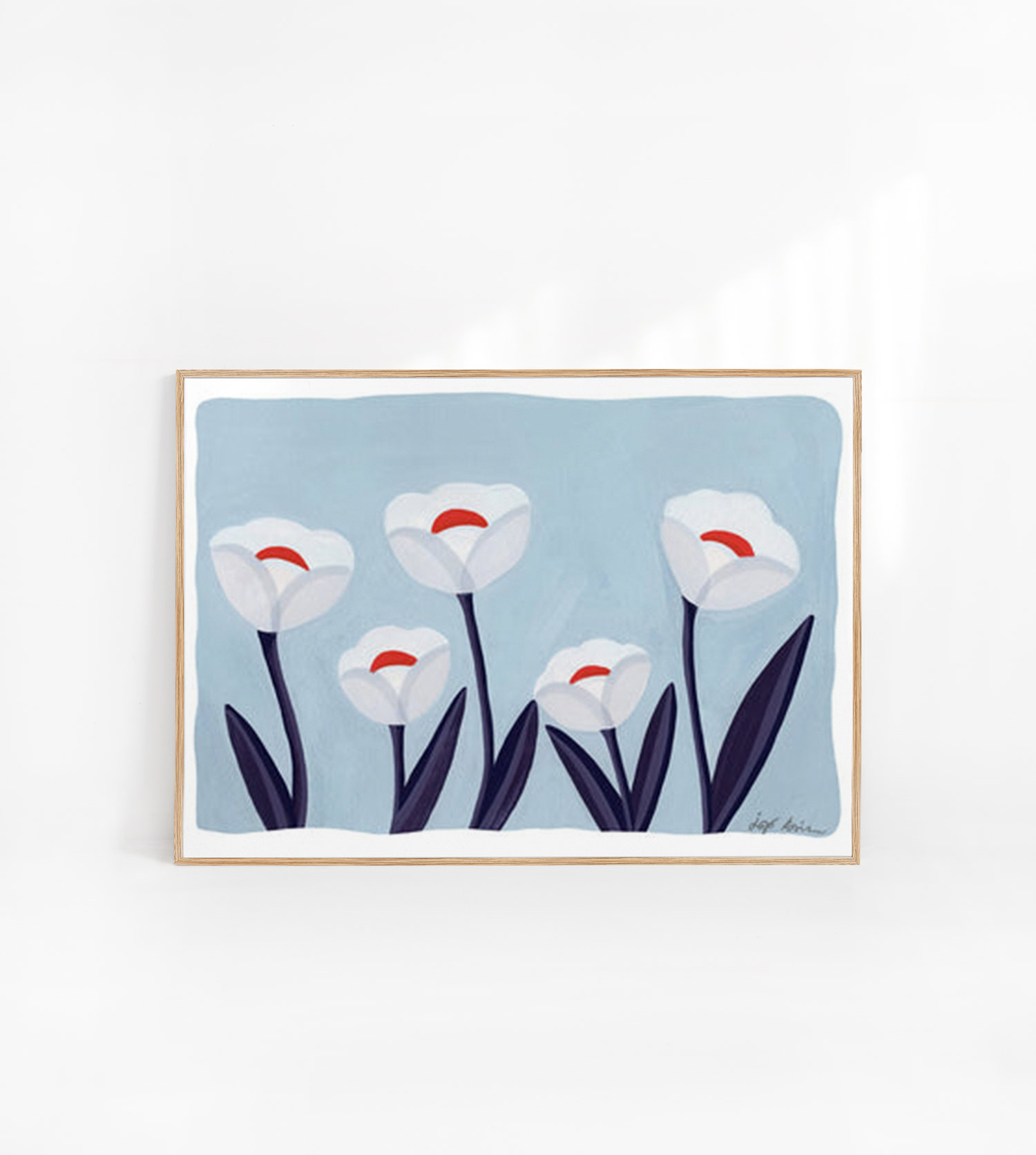 이가 코시츠카 Flowers 01 Iga Kosicka 50 x 70 cm 인테리어액자 아트포스터 더포스터클럽 꽃 플라워