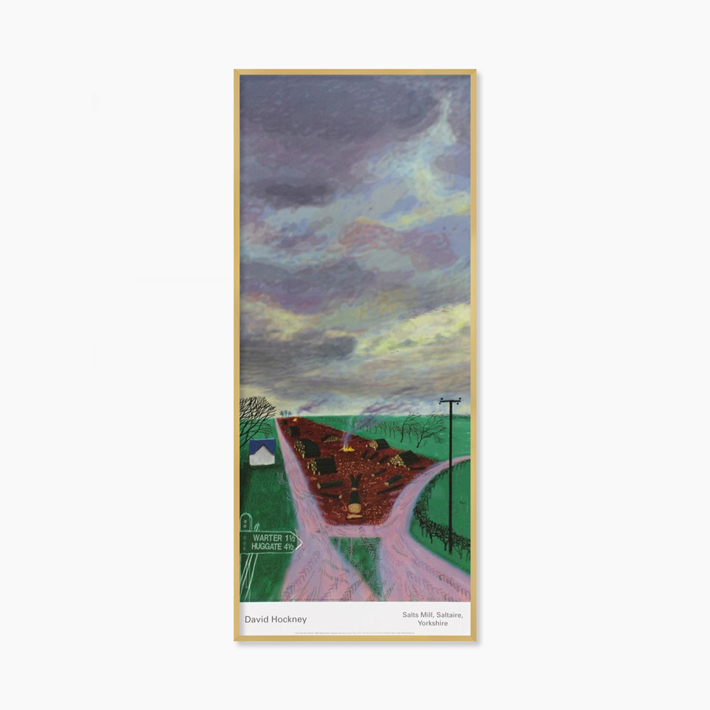 [데이비드 호크니] Less Trees Near Warter 42 x 100.5 cm