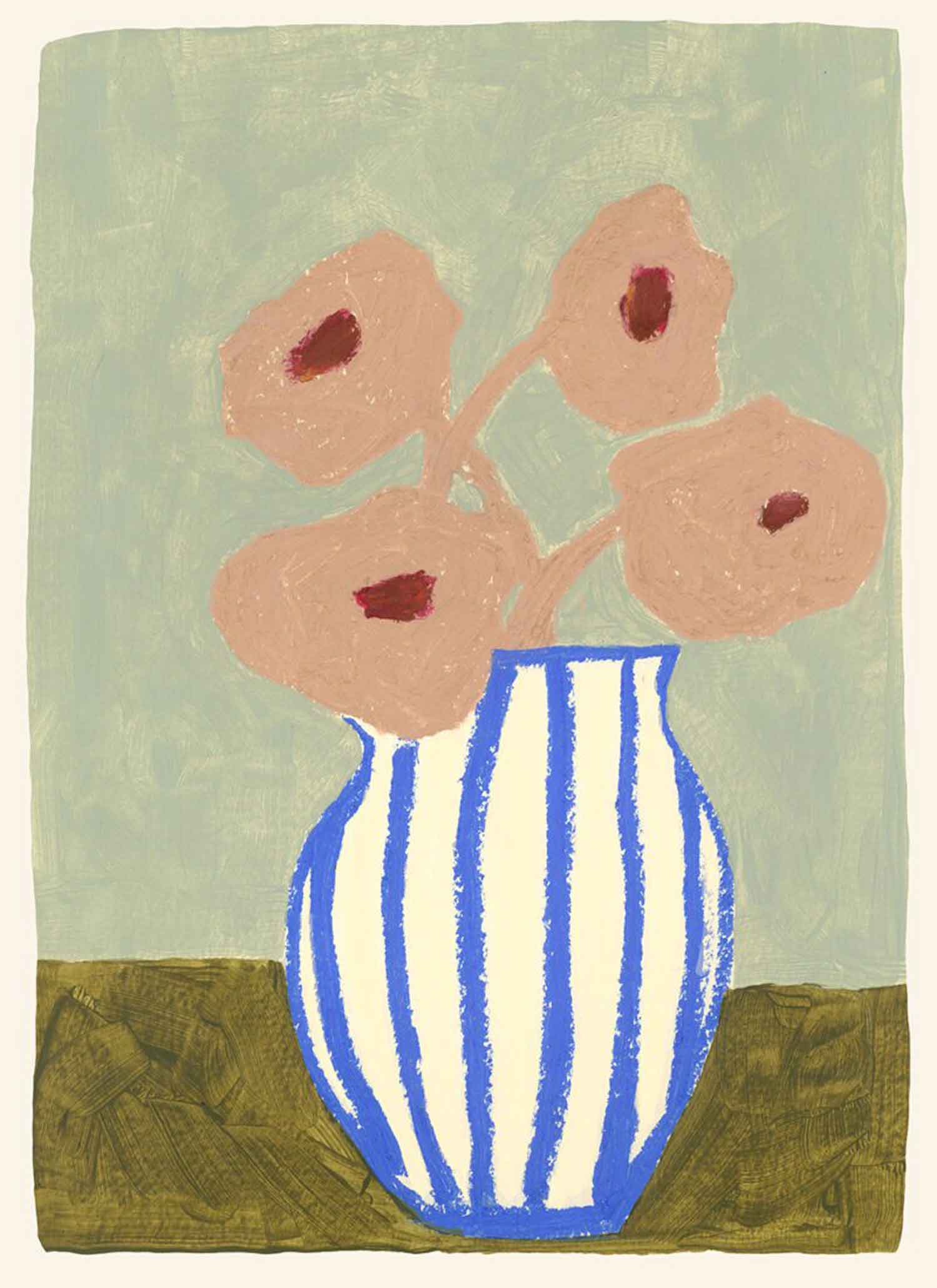 [카를라 야노스] Pink Flowers 30x40 50x70cm
