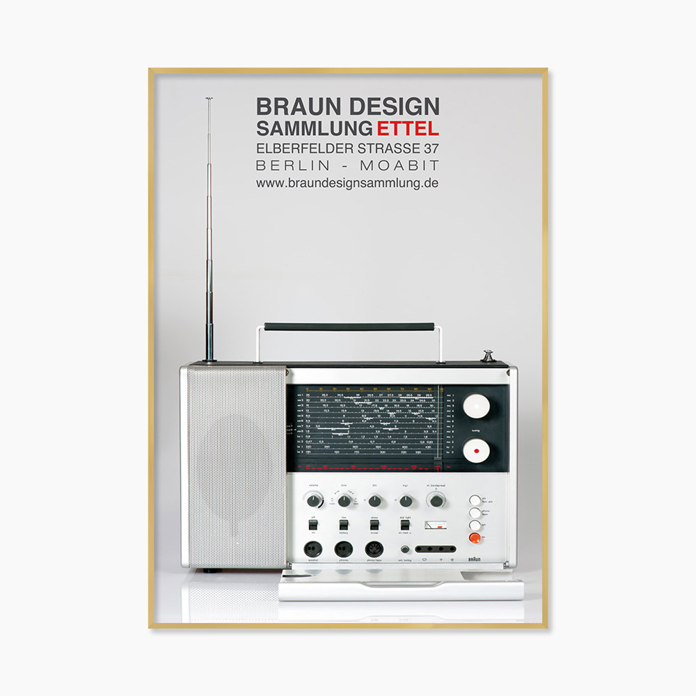 [Braun Dieter Rams Original] Dieter Rams Radio T 1000 (액자 포함) 59 x 84 cm