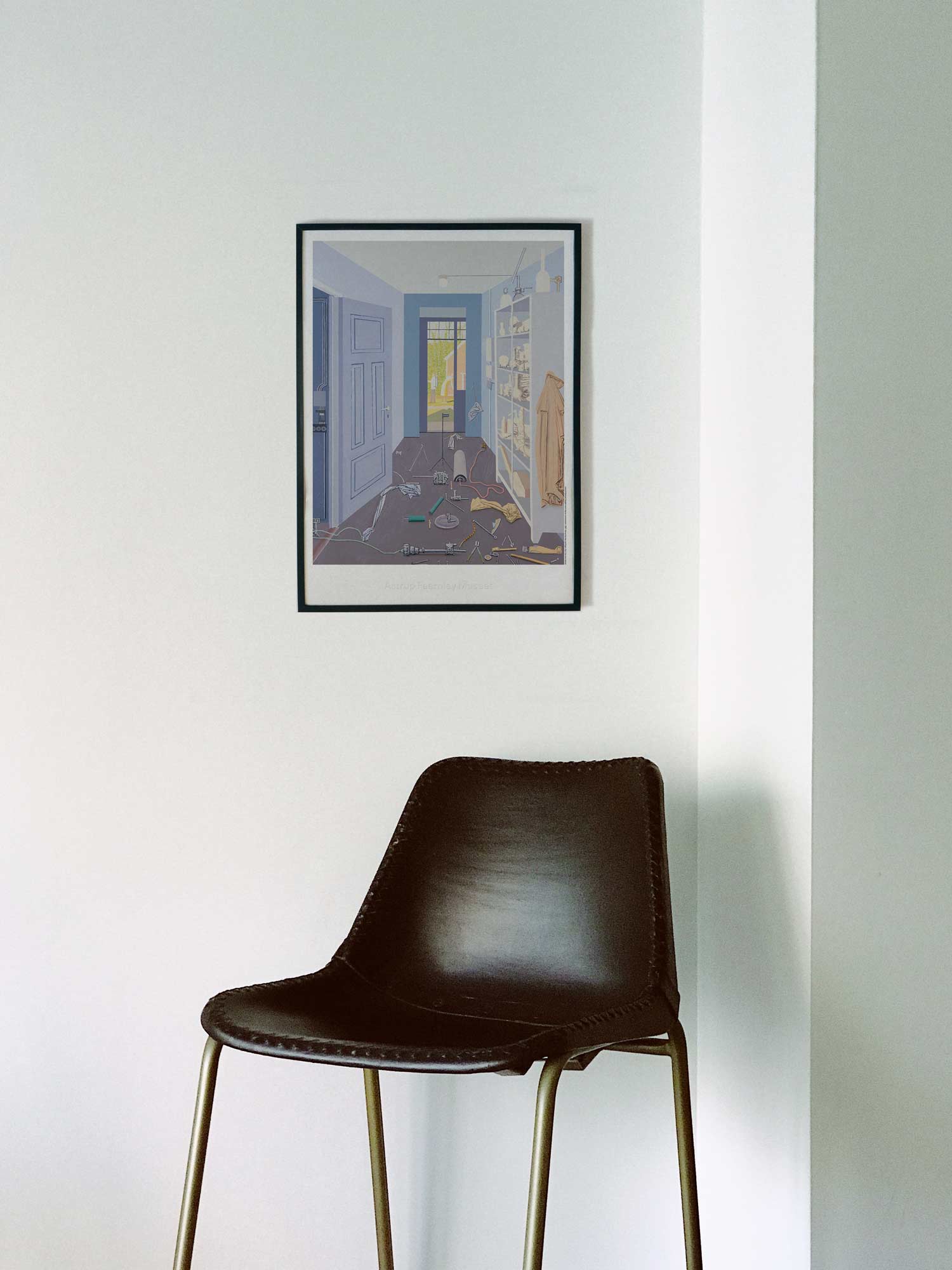 [레오나드 릭하드] Dorglott (액자 포함) 50 x 70 cm 일러스트 그림 집 하우스 홈 포스터자