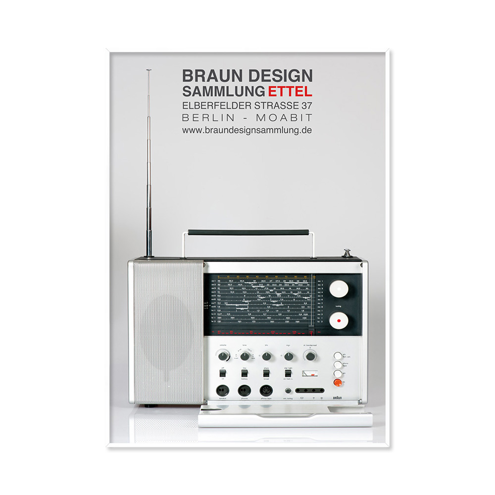 [Braun Dieter Rams Original] Dieter Rams Radio T 1000 (액자 포함) 59 x 84 cm