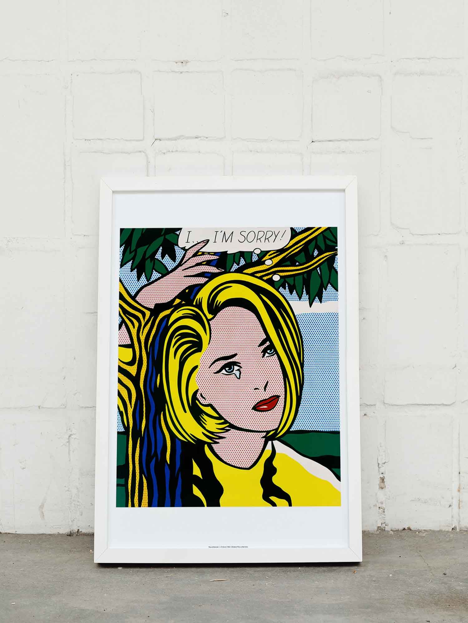 로이 리히텐슈타인 그림 회화 아트포스터 인테리어포스터 액자