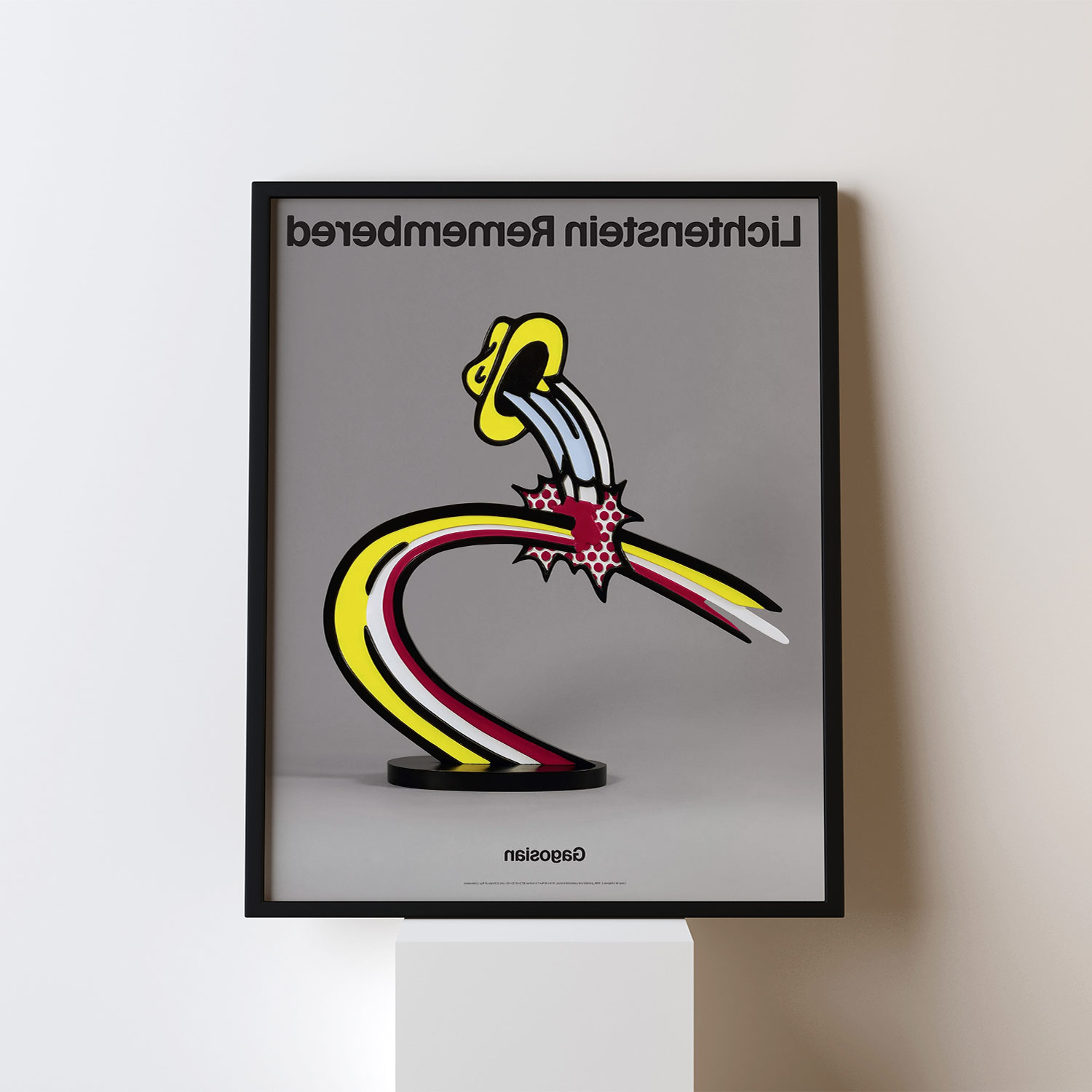 로이 리히텐슈타인 양면 인테리어포스터 액자