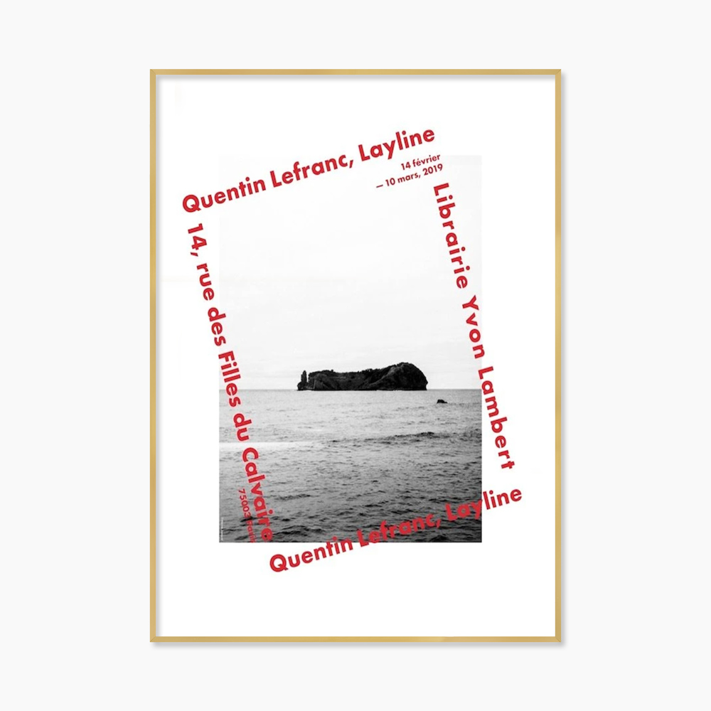 [깡뗑 르프랑] Layline (액자 포함) 33 x 46 cm