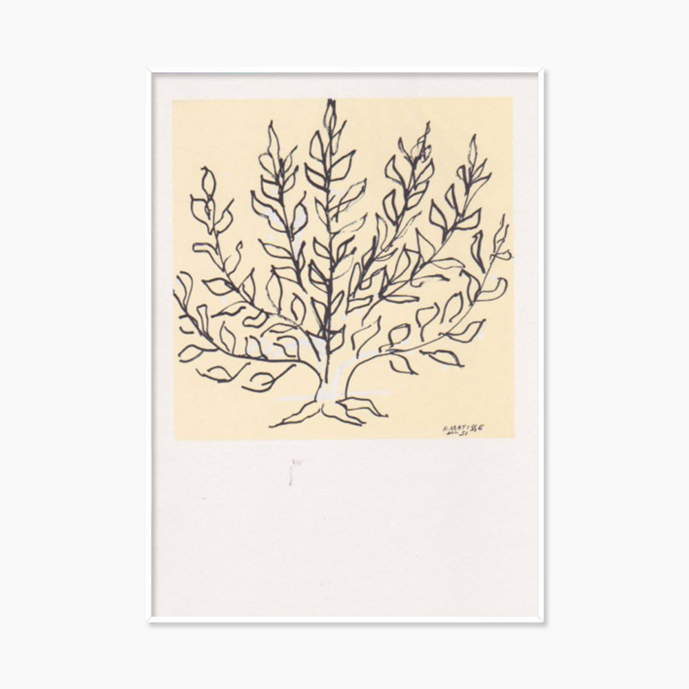 [앙리 마티스] Le Buisson (액자 포함) 15 x 21.5 cm