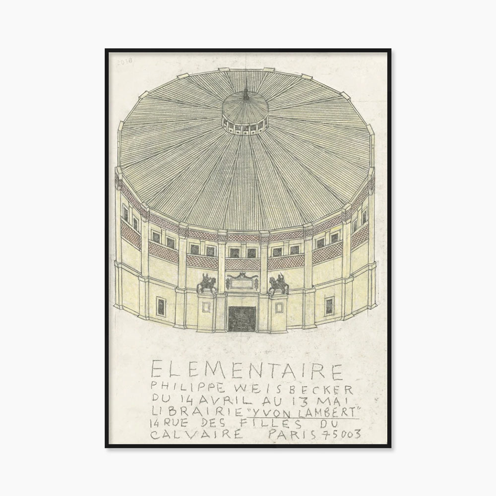 필립 와이즈베커 건축 일러스트포스터