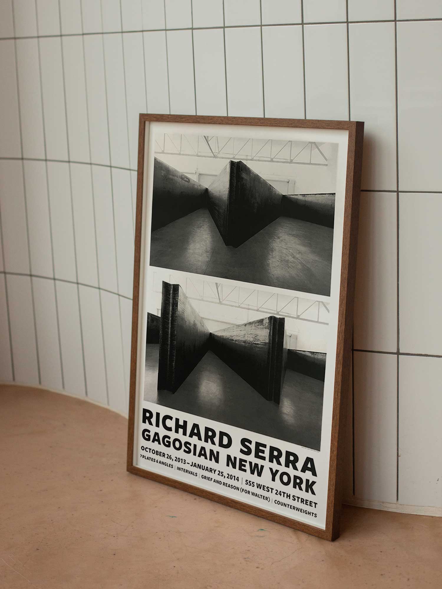 리처드 세라 건축 흑백 사진 대형 아트포스터 인테리어포스터 거실 액자