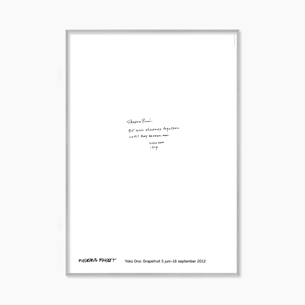 [오노 요코] Shadow Piece 70 x 100 cm