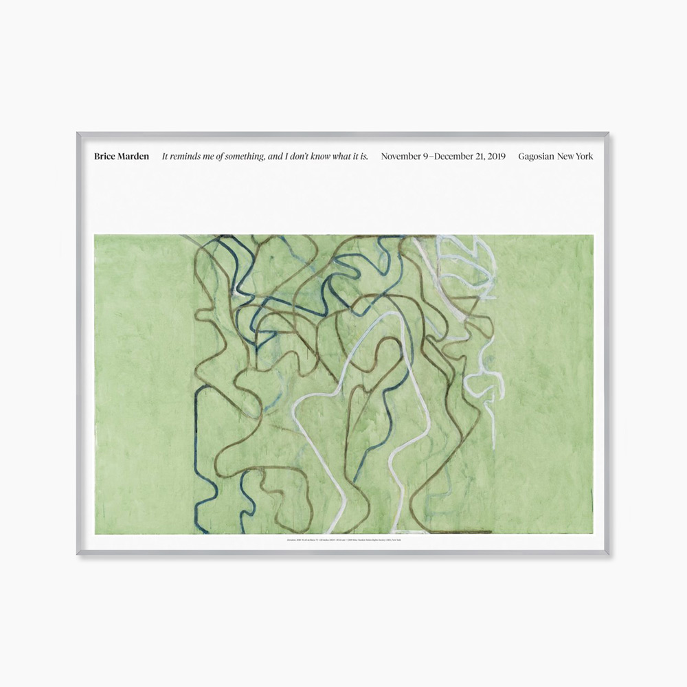 [브라이스 마든] Brice Marden (액자 포함) 88.6 × 68.6 cm
