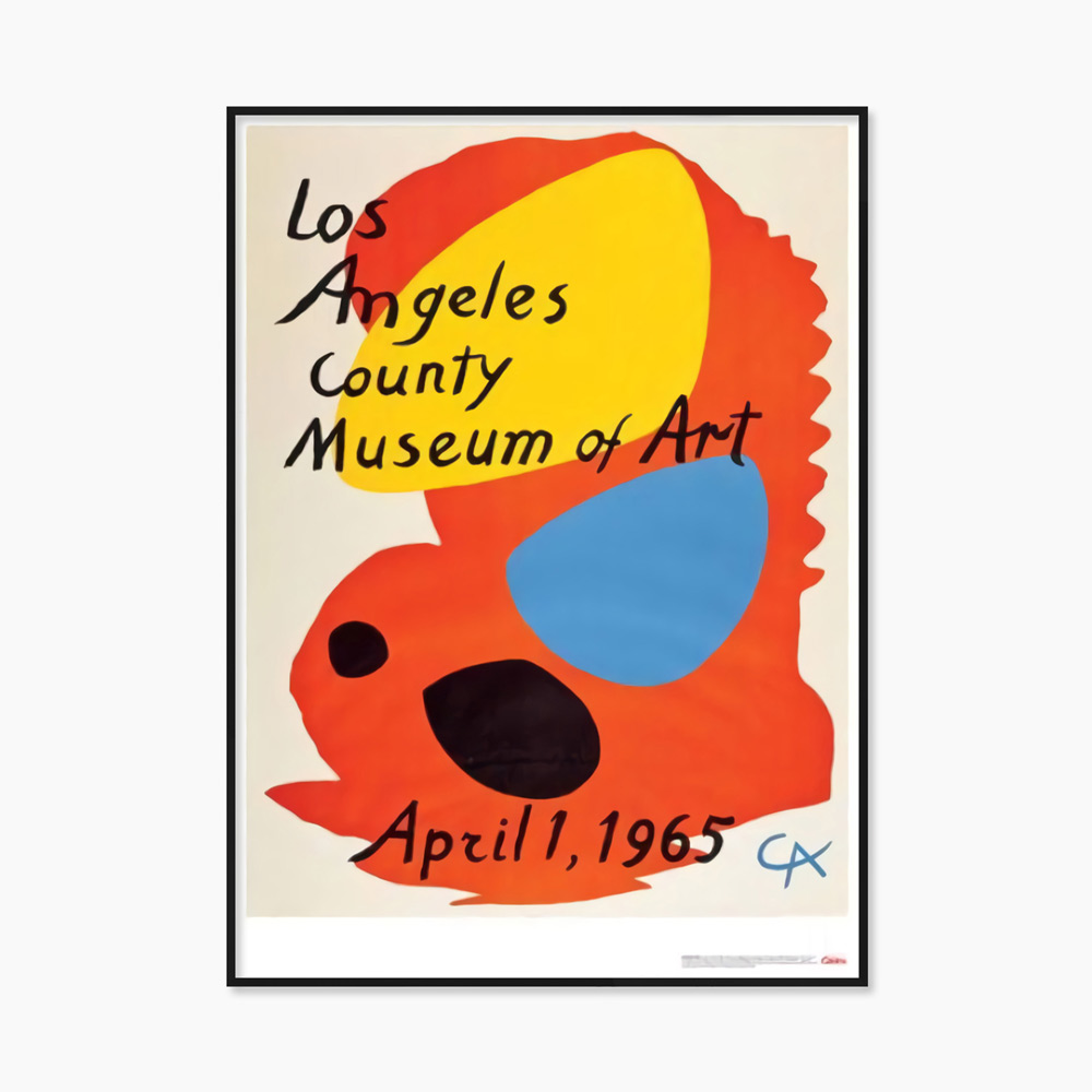[알렉산더 칼더] Los Angeles County Museum of Art (액자 포함) 66 x 91 cm