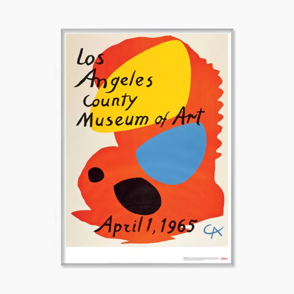 [알렉산더 칼더] Los Angeles County Museum of Art (액자 포함) 66 x 91 cm