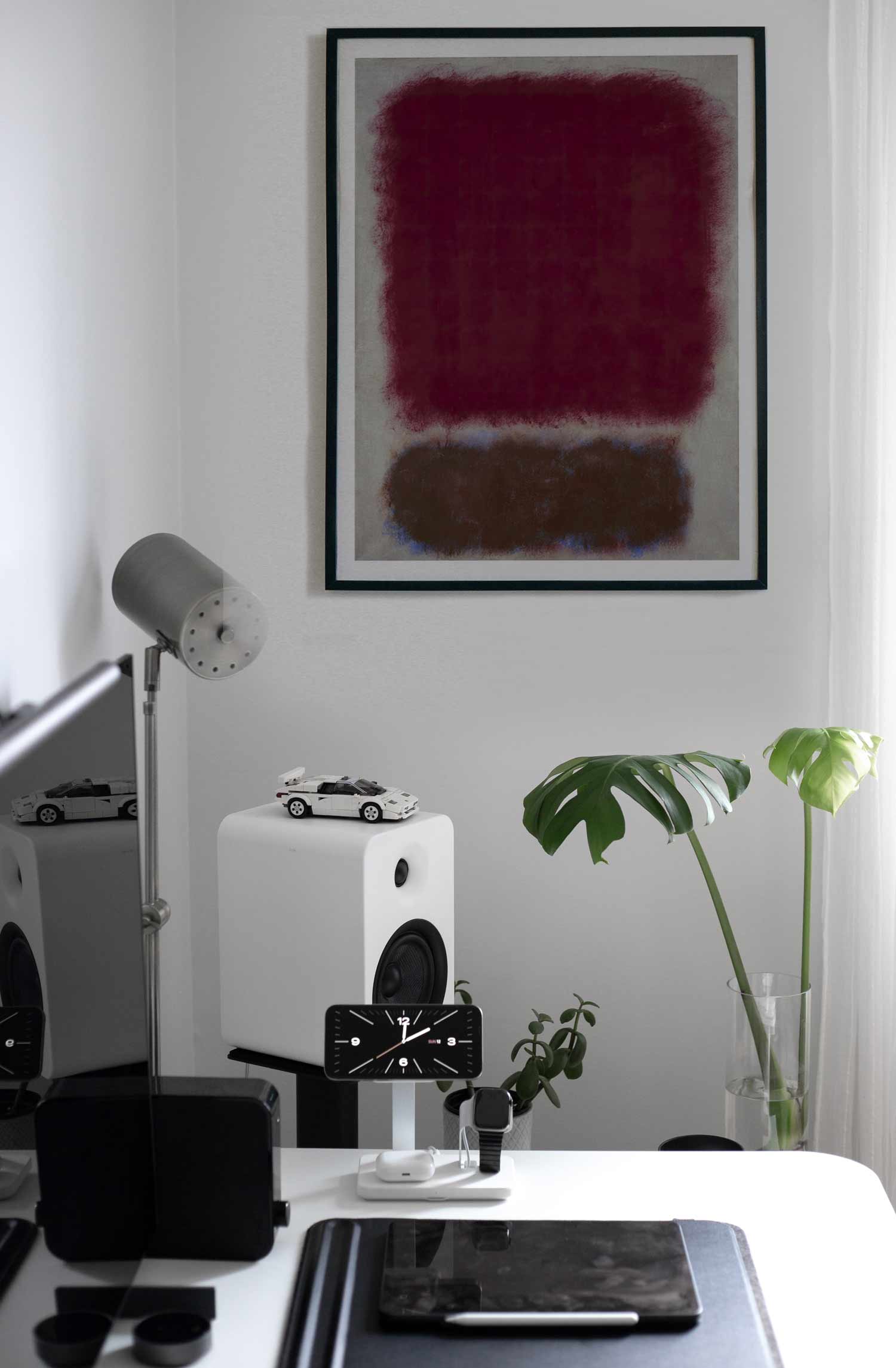 마크 로스코 Red over Brown 명화 그림 아트포스터 인테리어포스터 거실 액자