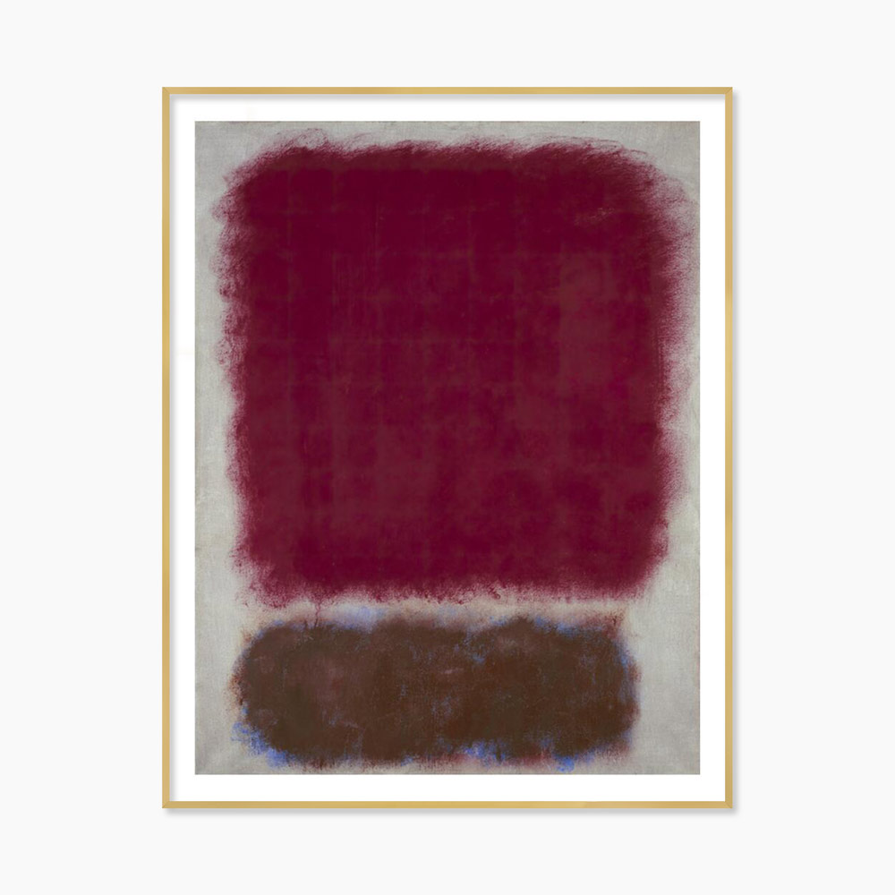 마크 로스코 Red over Brown 명화 그림 아트포스터 인테리어포스터 거실 액자