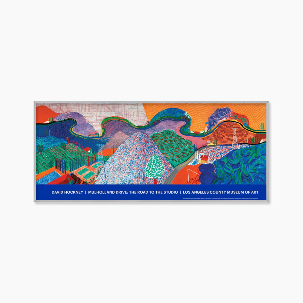 [데이비드 호크니] Mulholland Drive 96.5 x 40.6 cm