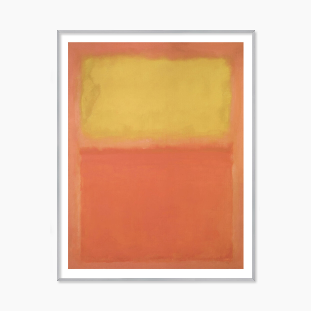[마크 로스코] Orange and Yellow, Large (액자 포함) 81 x 101 cm