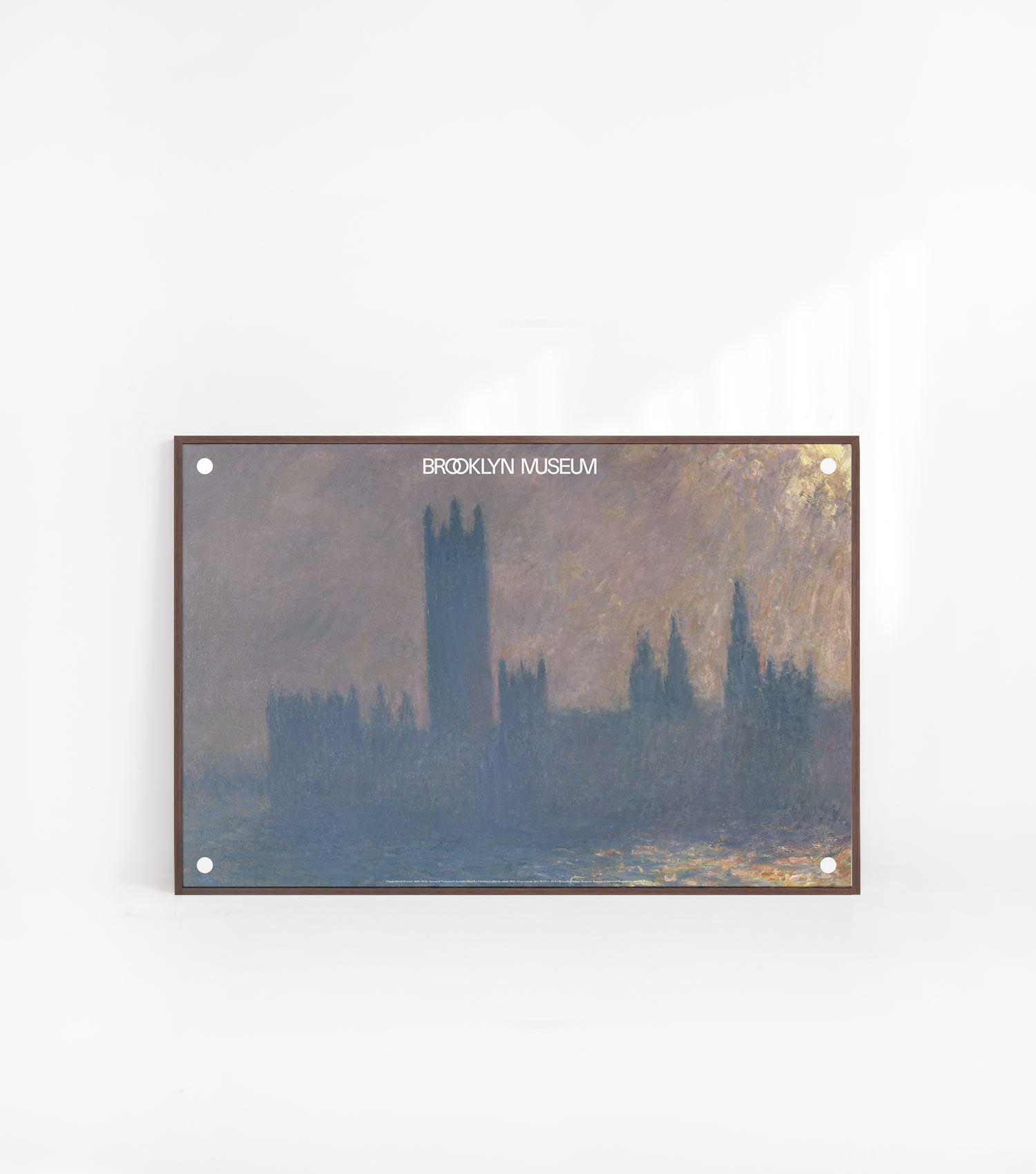[클로드 모네] Houses of Parliament (액자 포함) 91.4 x 60.9 cm 베니스 풍경 그림 명화 액자 포스터
