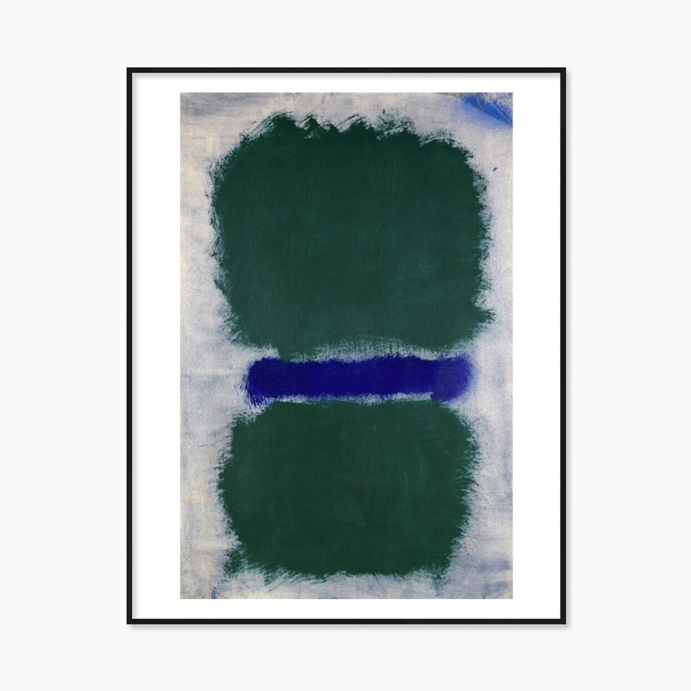 [마크 로스코] Green Divided by Blue, 56 x 71 cm