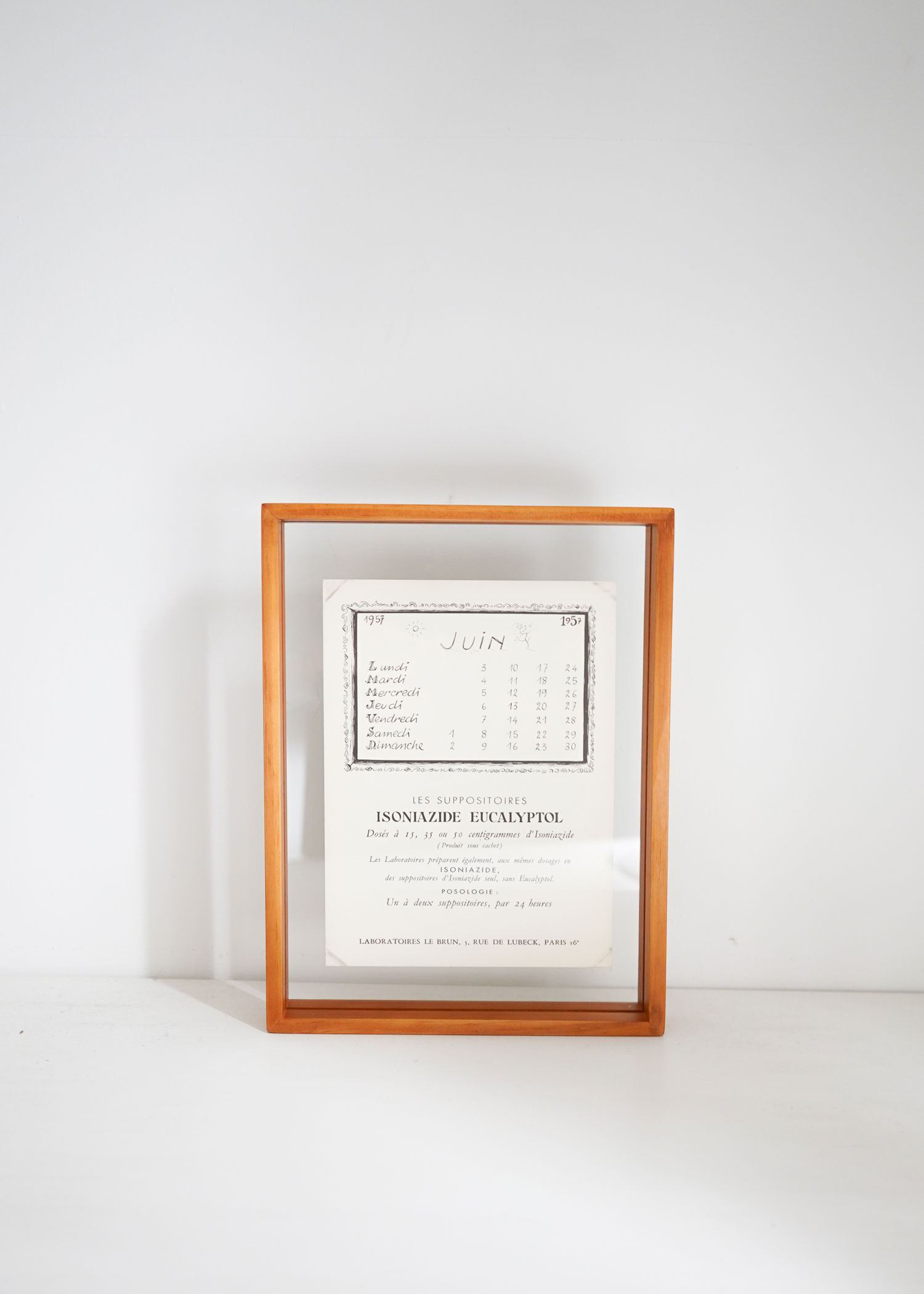 빈티지 장자크 상페 양면 달력 아트포스터 인테리어포스터 액자