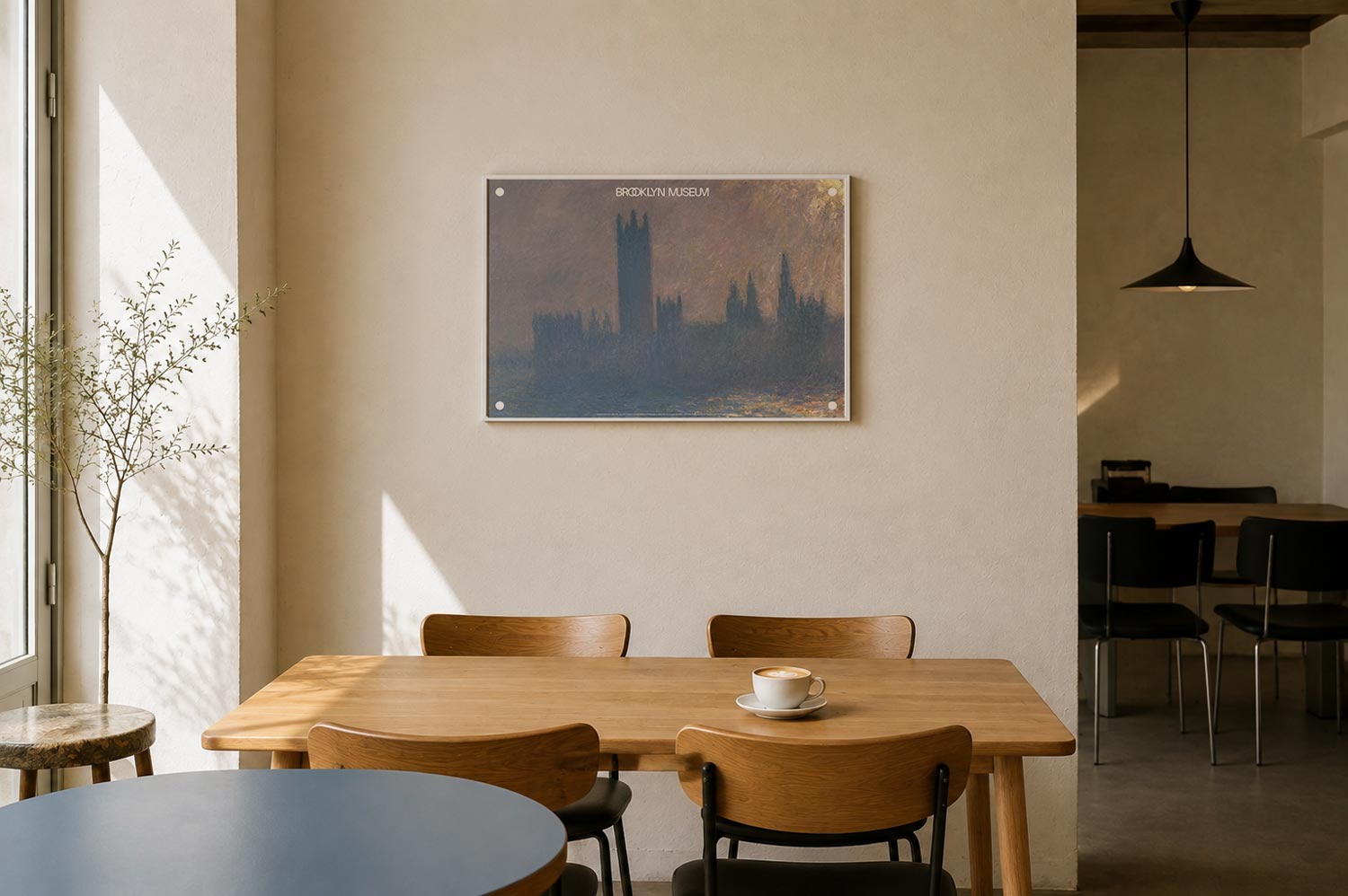 [클로드 모네] Houses of Parliament (액자 포함) 91.4 x 60.9 cm 베니스 풍경 그림 명화 액자 포스터