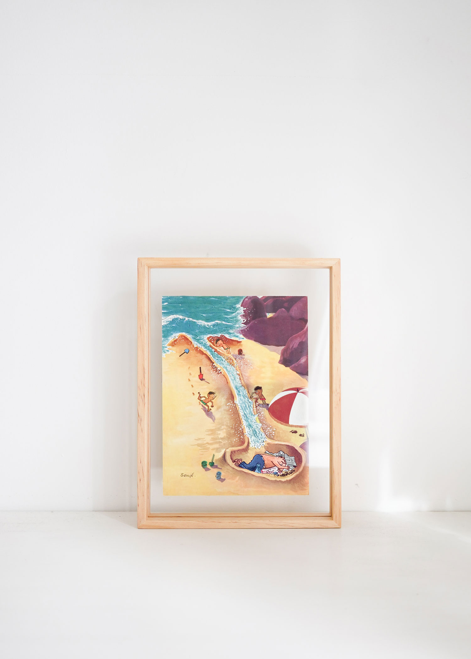 빈티지 장자크 상페 양면 달력 아트포스터 인테리어포스터 액자