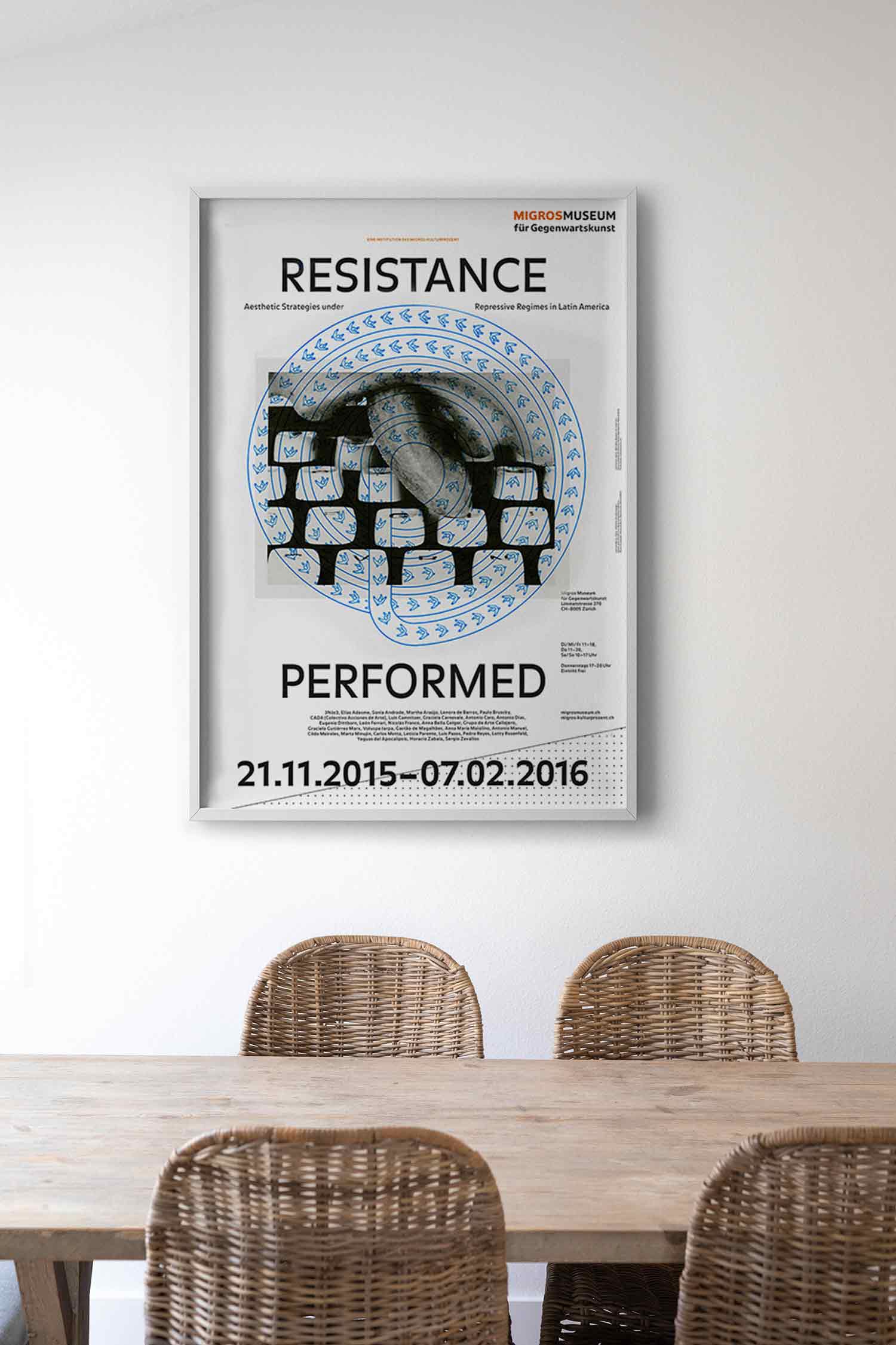 Resistance Performed 사진 그래픽 디자인 카페 아트포스터 인테리어포스터 거실 액자