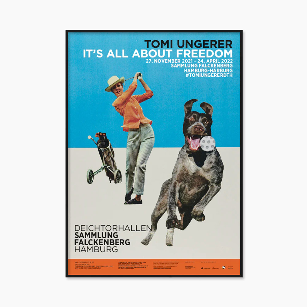 [토미 웅거러] It's All About Freedom (액자 포함) 59.4 x 84.1 cm