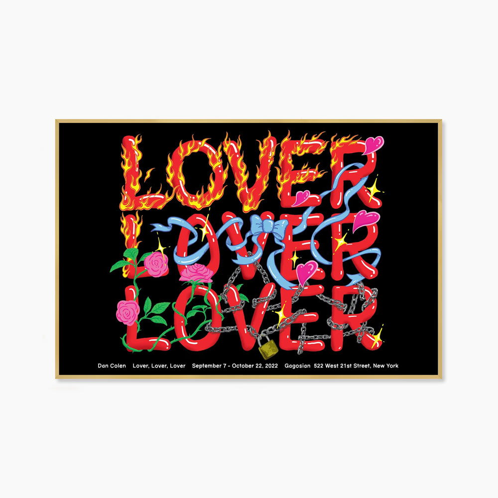 [댄 콜런] Lover Lover Lover (액자 포함) 60.9 × 91.4 cm