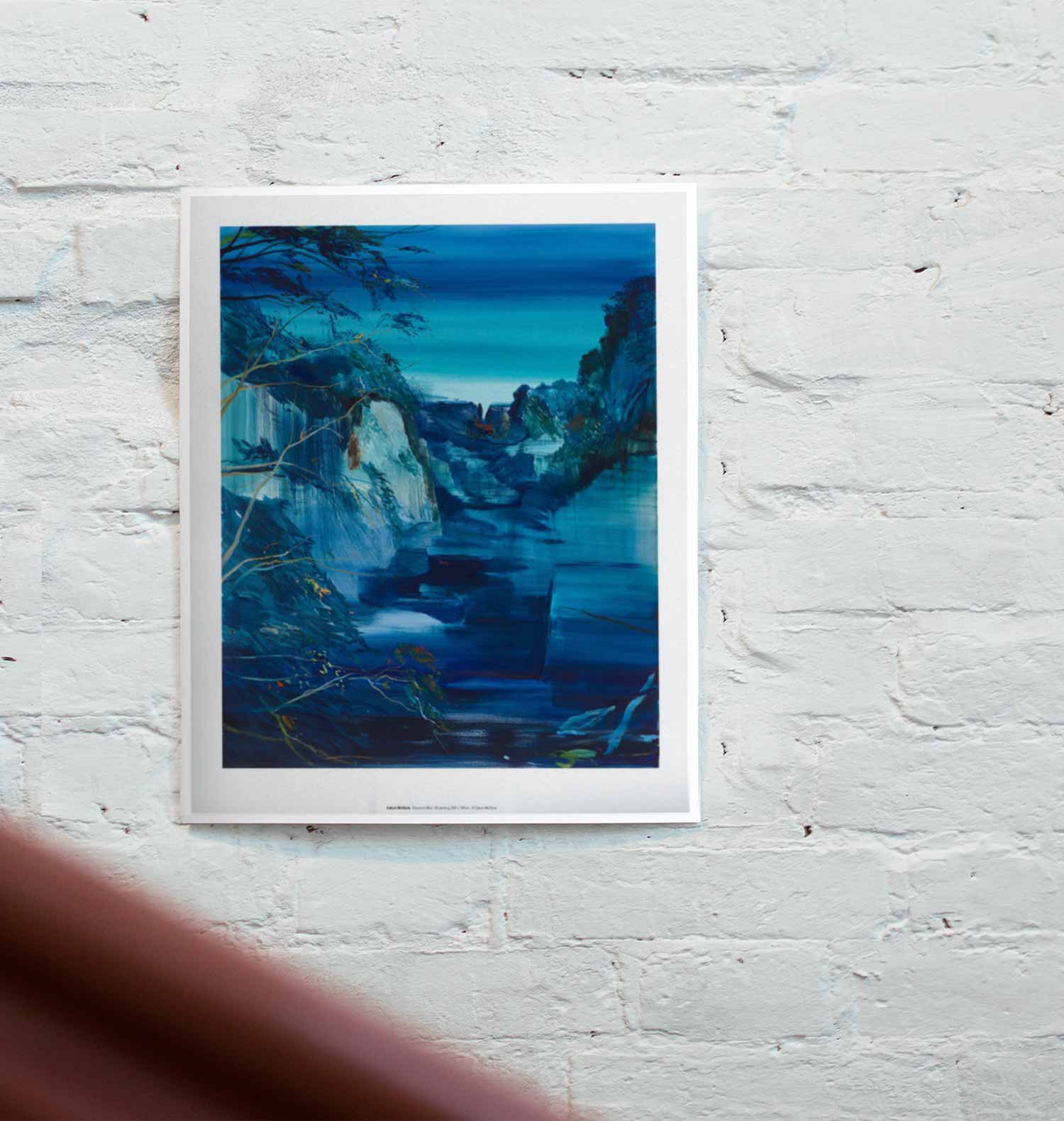 칼럼 맥클루어] Fissure in Blue 바다 그림 풍경 로얄아카데미 명화 빈티지 그림 아트포스터 인테리어포스터 거실 액자