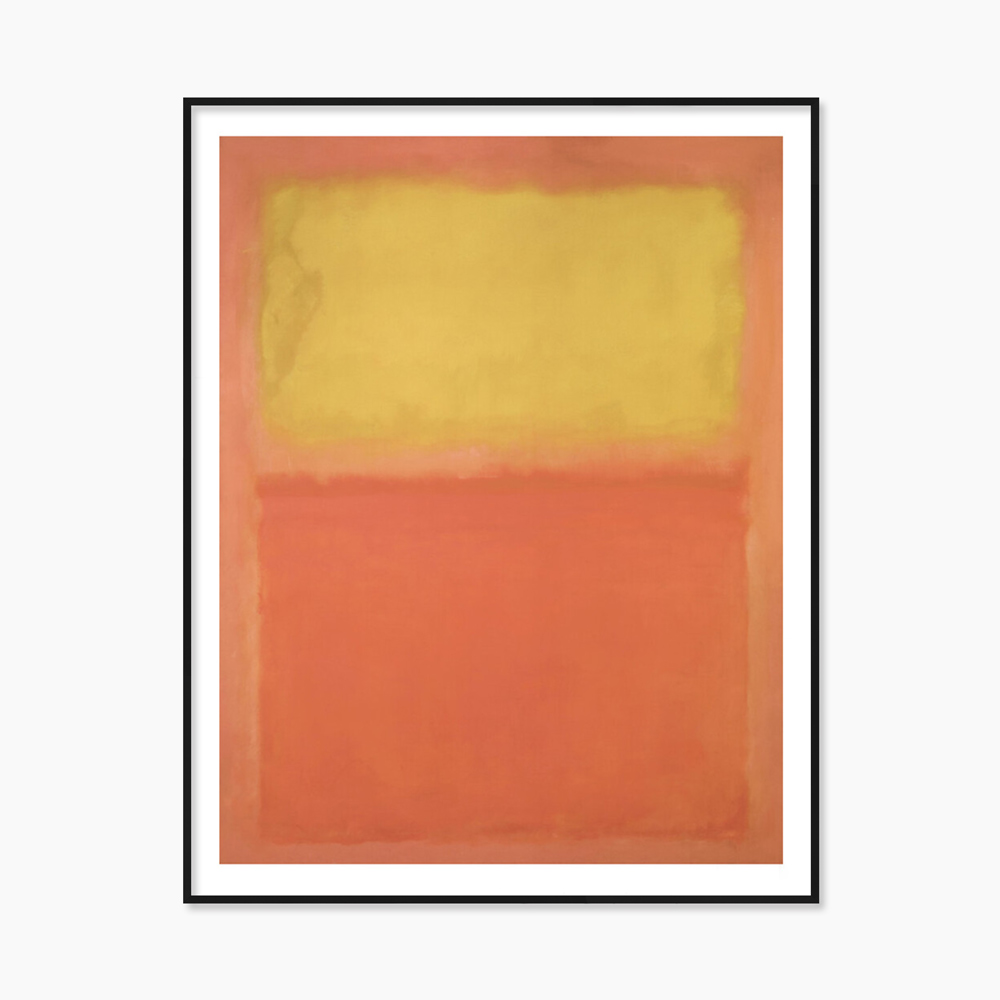 [마크 로스코] Orange and Yellow, Large (액자 포함) 81 x 101 cm