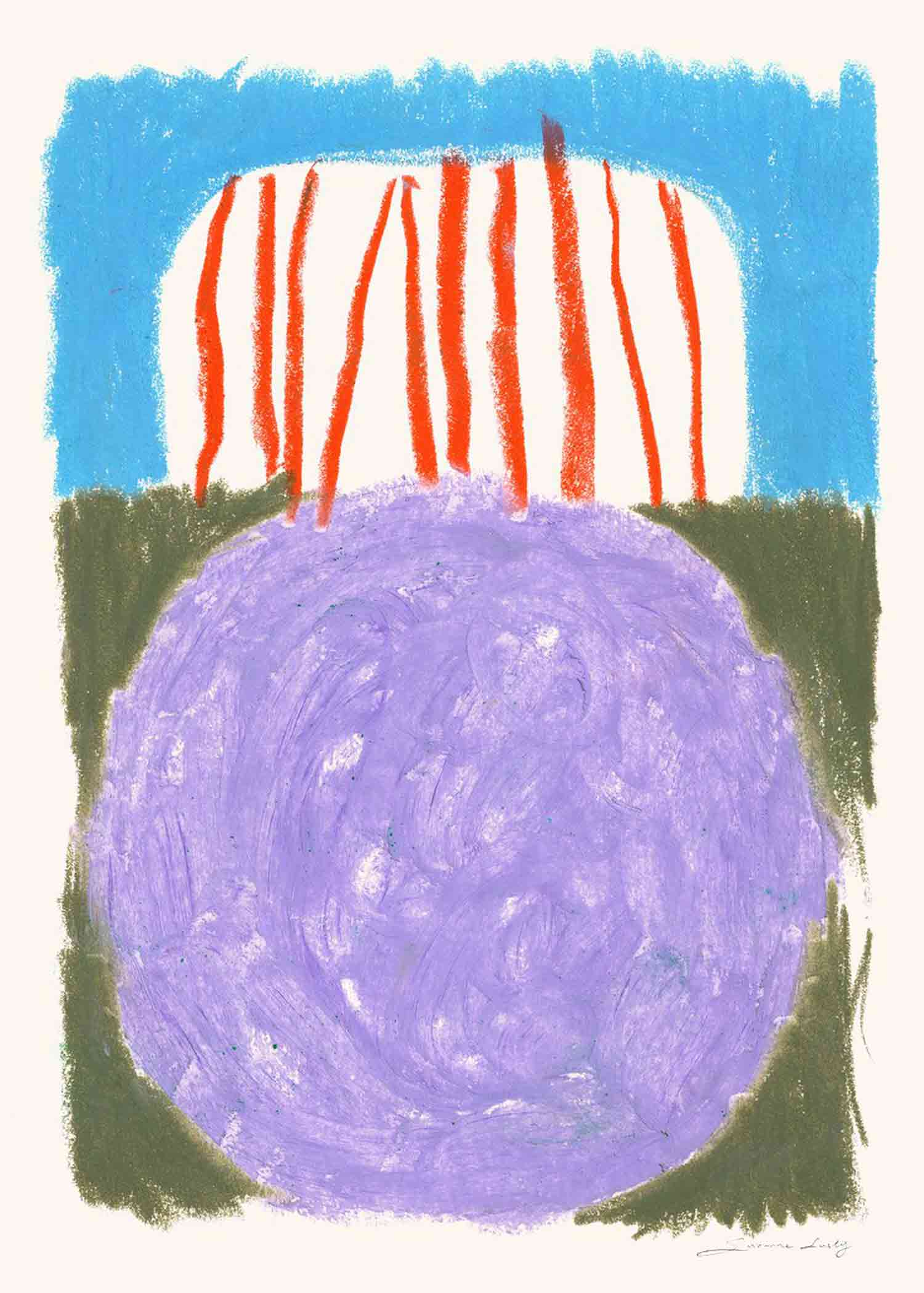 [수잔 루스티그] Purplebello 50 x 70cm - 6월 10일 입고 예정