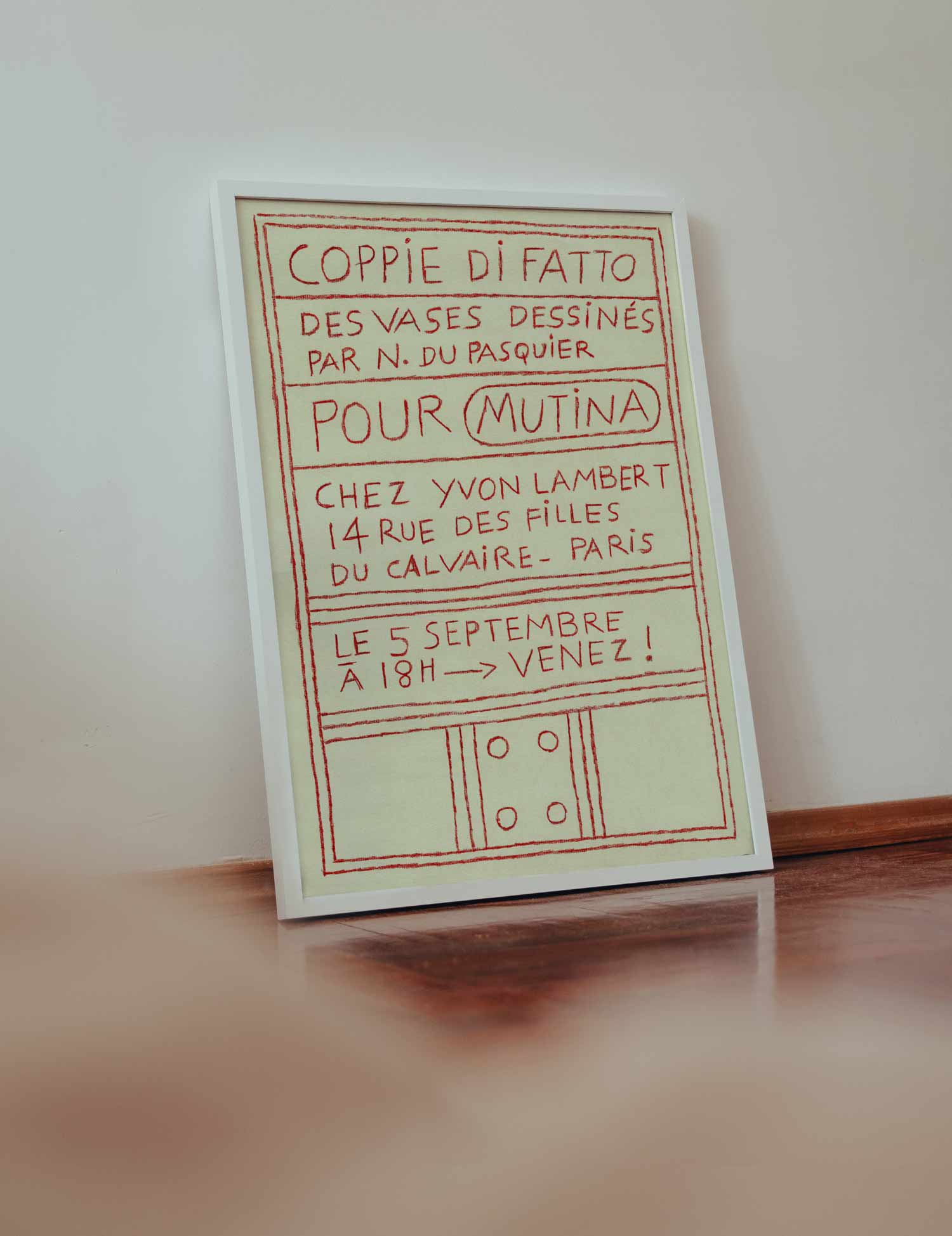 나탈리 뒤 파스퀴에 일러스트 미니 소형 그림 아트포스터 인테리어포스터 액자