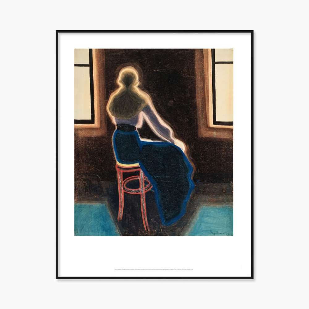 [레옹 스필리에르트] Woman on a Stool Repro (액자 포함) 28 x 35.5cm