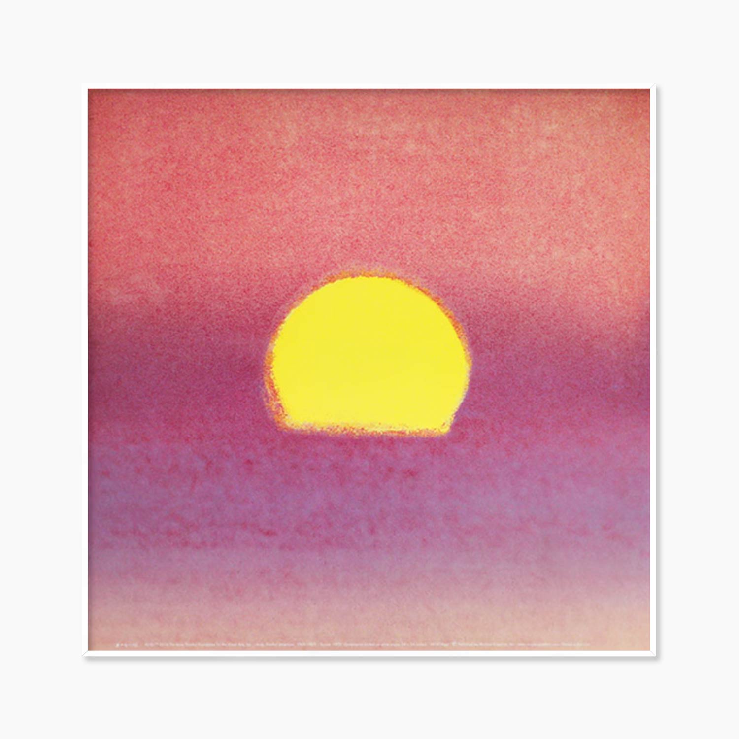 앤디 워홀 Sunset A 30 x 30 cm 선셋 그림 아트포스터 미니 액자