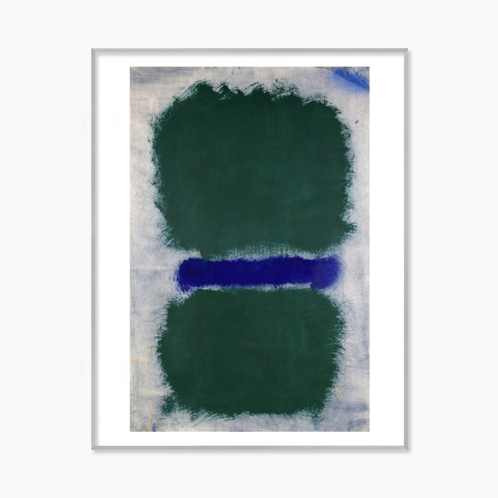 [마크 로스코] Green Divided by Blue, 56 x 71 cm