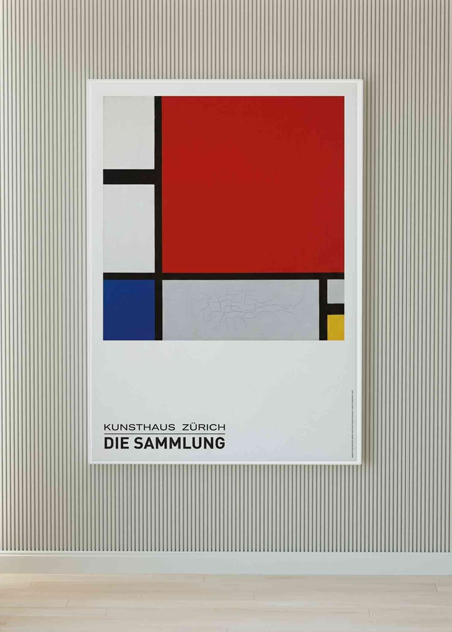 피에트 몬드리안 Piet Mondrian 명화 그림 대형액자 아트포스터 인테리어포스터 거실액자 파랑 빨강 노랑