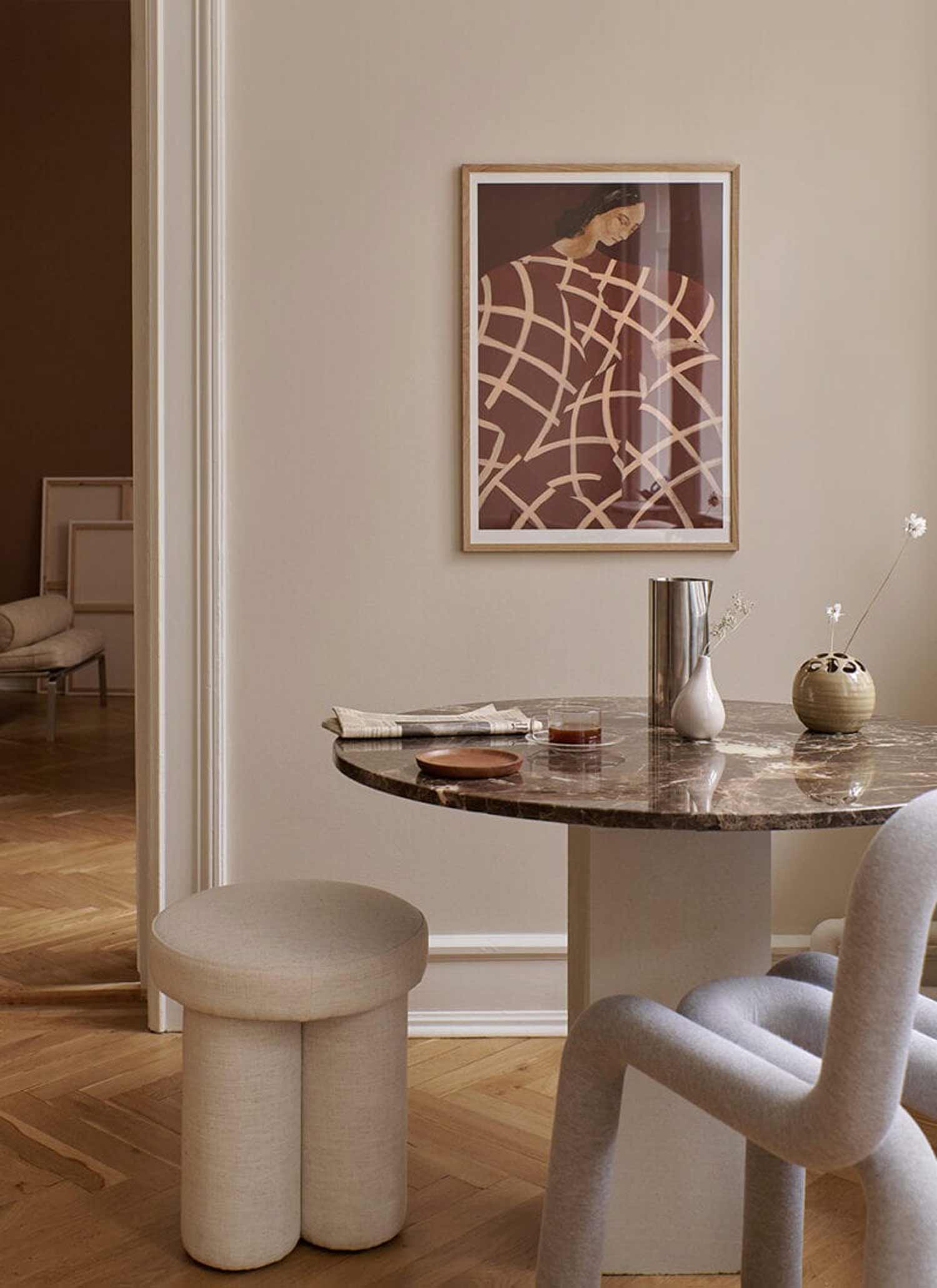 소피아 린드 Waiting At Art Et Metiers 그림 아트포스터 인테리어포스터 거실 액자