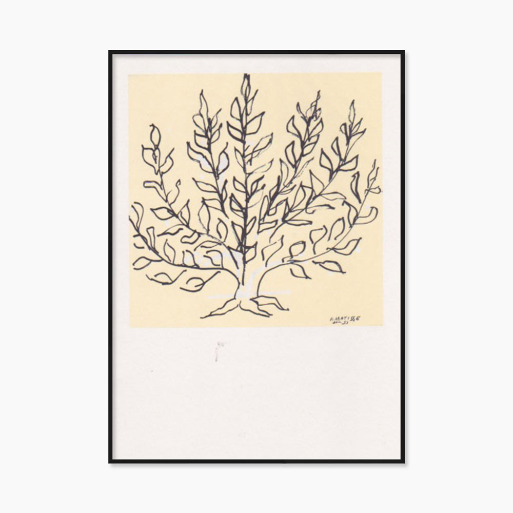 [앙리 마티스] Le Buisson (액자 포함) 15 x 21.5 cm