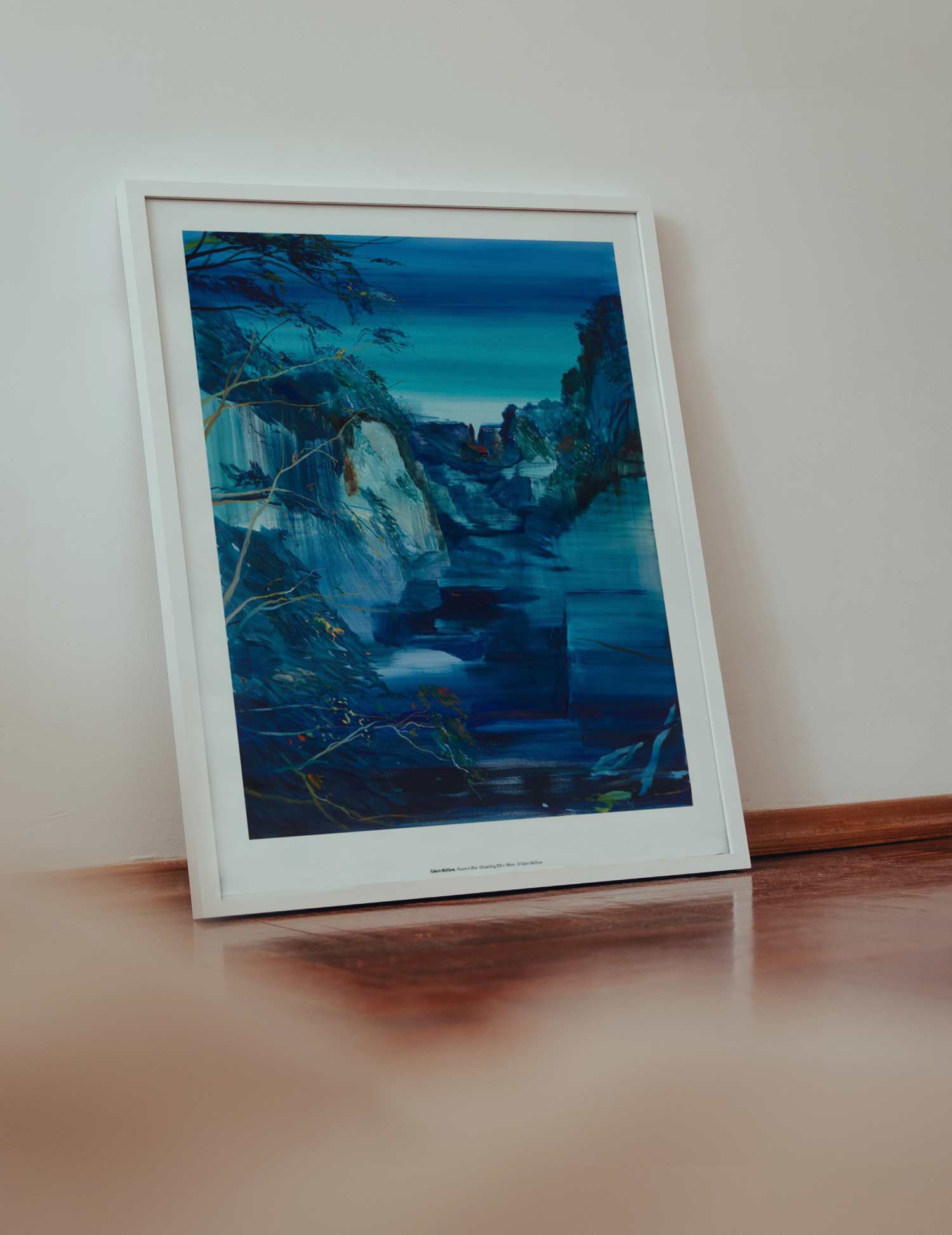 칼럼 맥클루어] Fissure in Blue 바다 그림 풍경 로얄아카데미 명화 빈티지 그림 아트포스터 인테리어포스터 거실 액자