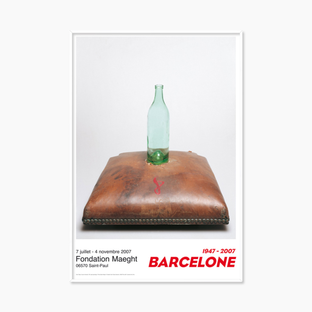 [안토니 타피에스] Cushion And Bottle (액자 포함) 54 x 79 cm