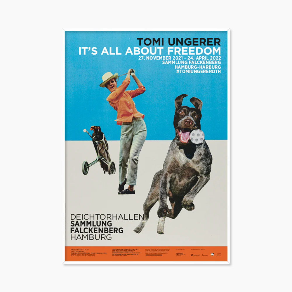 [토미 웅거러] It's All About Freedom (액자 포함) 59.4 x 84.1 cm