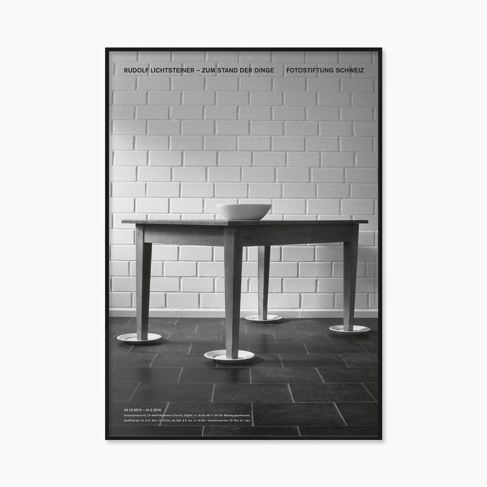 루돌프 리히트슈타이너 정물 흑백 사진 대형 아트포스터 인테리어포스터 거실 액자
